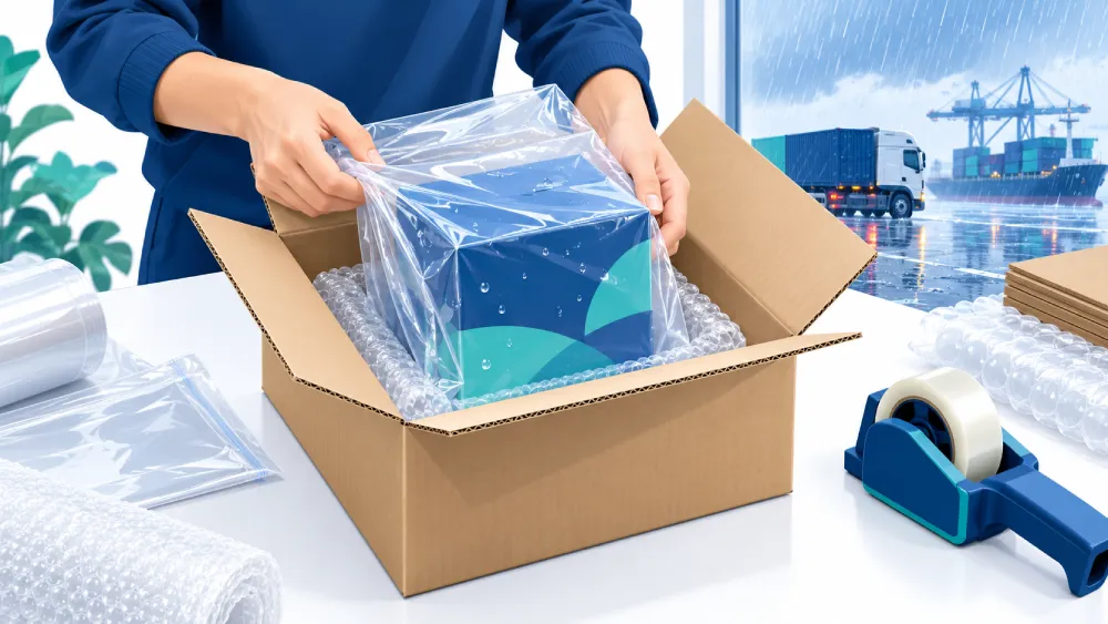 آیا پیچیدن کامل کارتن در پلاستیک همیشه لازم است؟