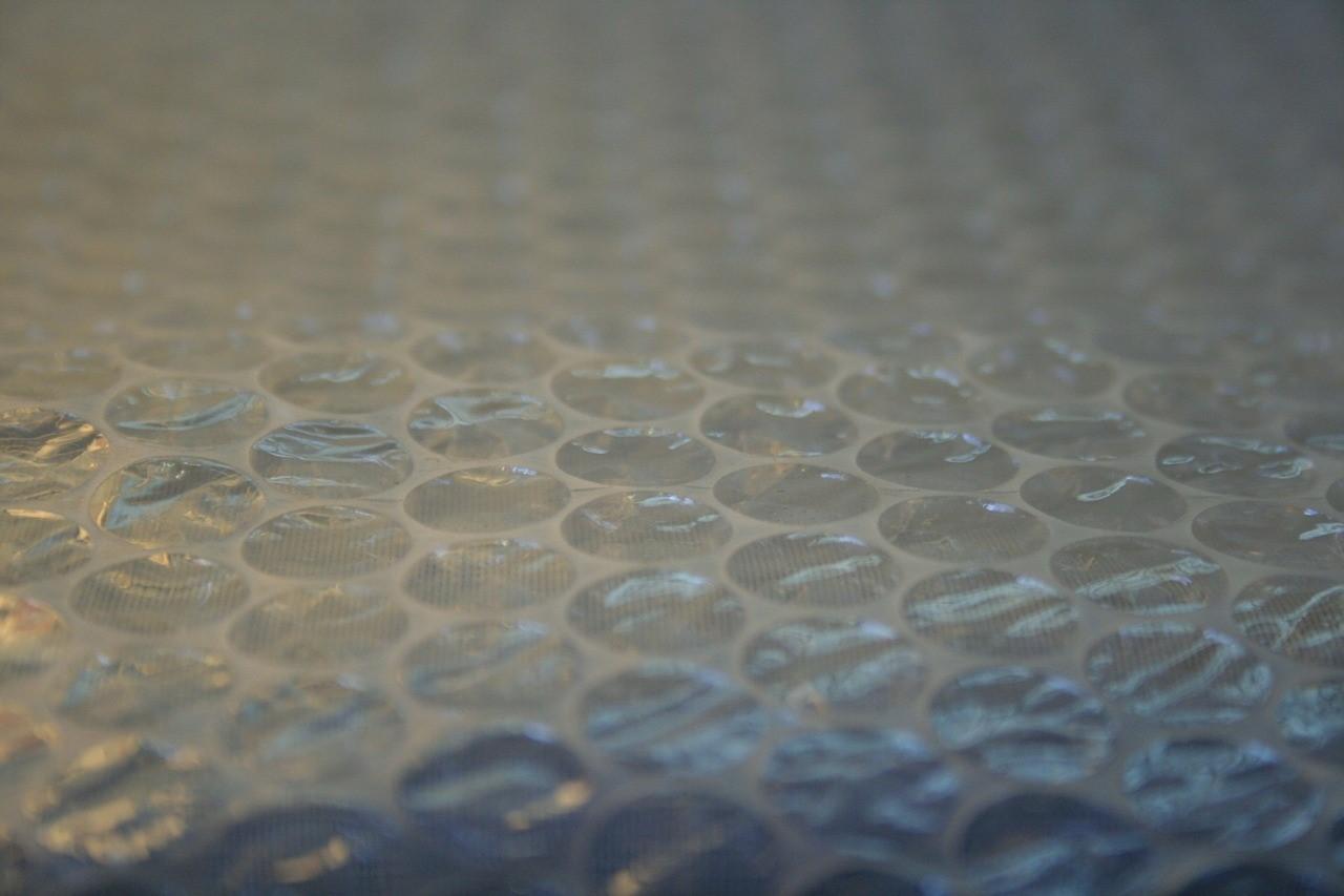 Transparent bubble wrap