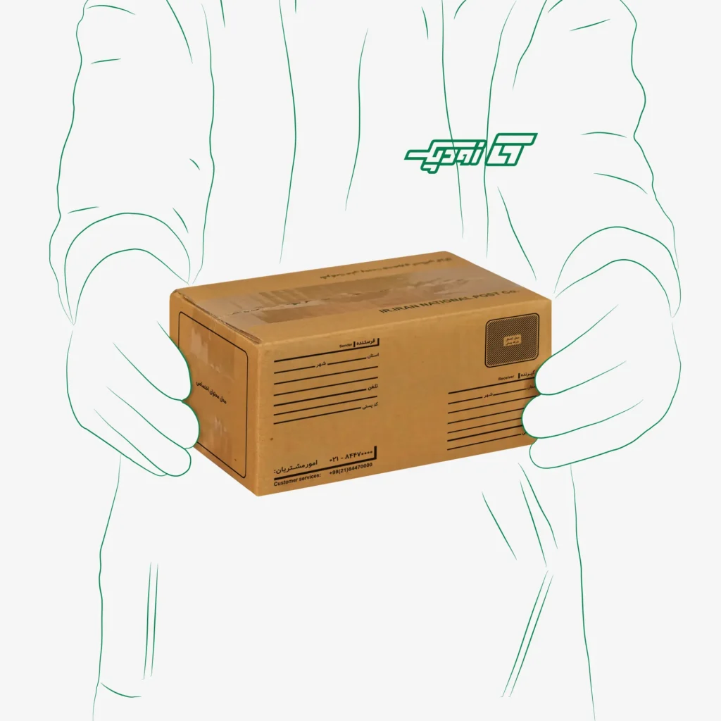 کارتن پستی سایز 0.5 | سه لایه طرح کلاسیک